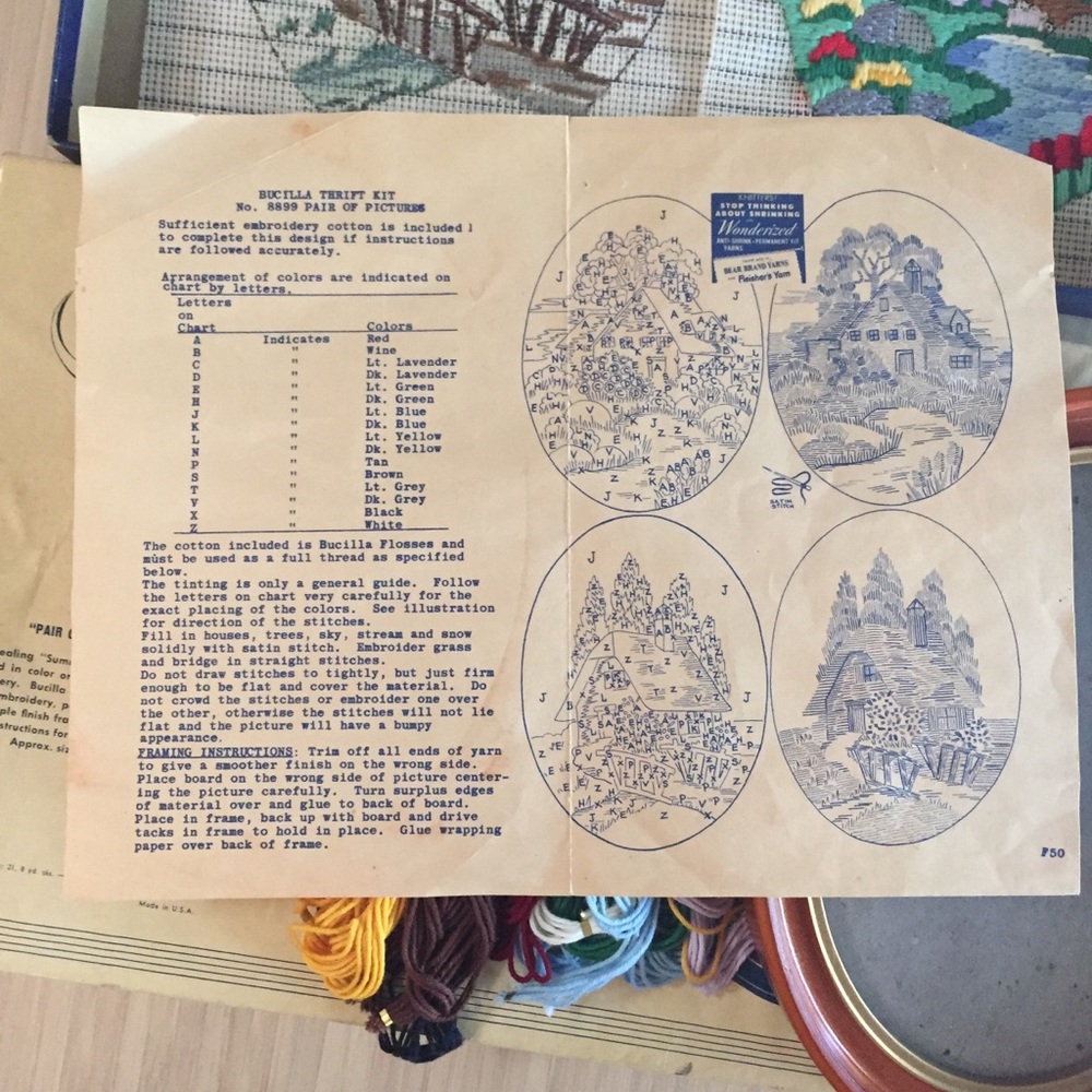 Embroidery & Frame Kit - Picture 5 of 8